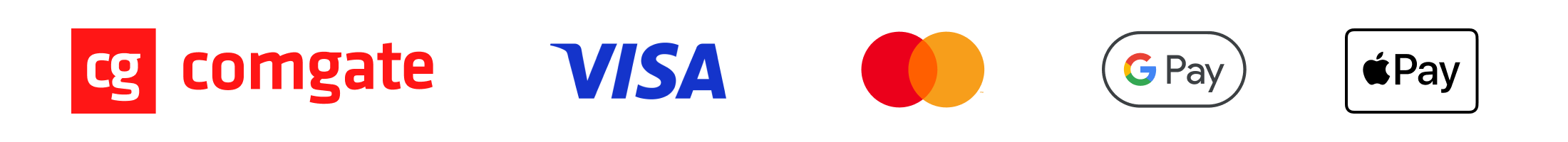 Zabezpečené online platby – Comgate, Visa, Mastercard